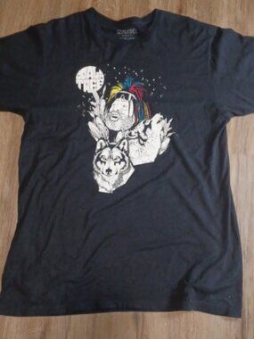 Coalatree Organics Graphic T Shirt Mens Large George Clinton Wolves